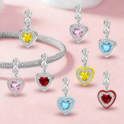 1 Piece Of Playful Infinite Love Hanging Beads Suitable For DIY Jewelry Making Such As Bracelets Necklaces And Bracelets Perfect As Gifts For Women And Girls