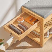 SoBuy Shoe Rack FSR49-N - Brown - View 8