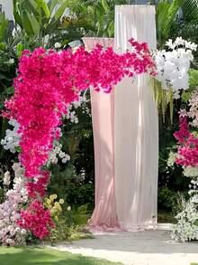 3支/套，96厘米仿真三角梅花枝，逼真仿真三角梅花，仿真植物，适合高花瓶插花、婚礼装饰、室内装饰、客厅装饰、餐桌摆饰和春季家居装饰。 - 顏色隨機 - 查看 8