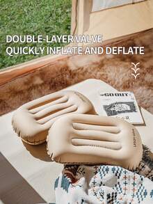 URBANWAVE充气枕，充气枕，露营枕，背包枕，颈枕，带防漏阀的便携式气枕，侧睡露营枕，蝴蝶形枕，美观露营装备，Sea To Summit Aeros风格 - 彩色 - 查看 4