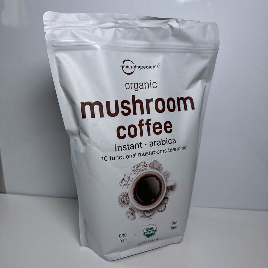 Organic Instant 10 In 1 Mushroom Coffee Powder, 28 Ounce 28 (Pack Of 1) - 1 - Xem 1