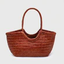 Men Tote Bags - Burgundy (small) - View 2