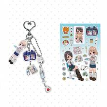 Heisei-Style JK! Cute Cartoon Retro Style Girl Keychain Bag Decoration Pendant Accessory (Excluding Card Paper) - Multicolor - View 18