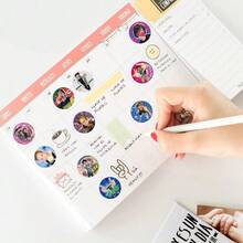 500pcs Cor/Tis Peripheral Stickers Roll Stickers Ins Style Fun Zhao Yufan Zhu Xun Painted Stickers - Multicolor - View 7