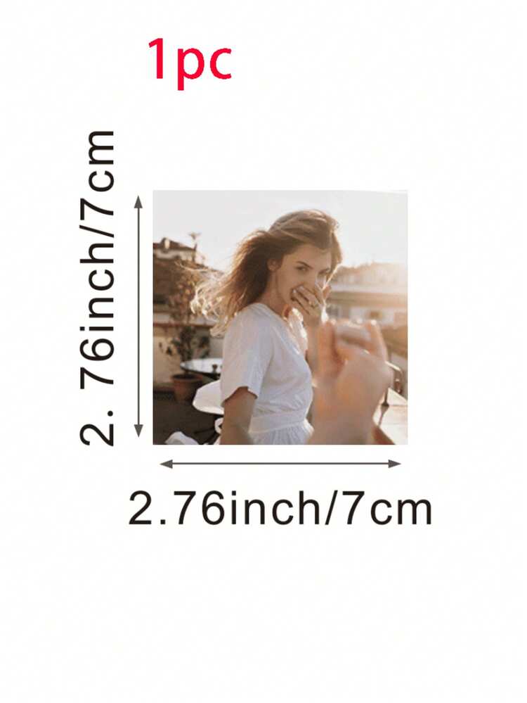 Customized Photo Refrigerator Magnets, Personalized Photo Magnets For Home Decor, Customizable In Various Sizes, Ideal For Anniversary, Birthday And Wedding Gifts, Save The Date Fridge Magnet - Multicolor - View 14