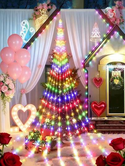 这款约2米长的仙女灯串，适用于派对装饰、感恩节、婚礼、秋季装饰、生日装饰、礼品和派对用品。可用于室内外花园、节日和万圣节装饰，以及婚礼、复活节、情人节和各种节日的装饰。同时也是花园装饰、生日礼物、个性化礼物、房间装饰、房间配件、婚礼用品和情人节礼物的理想之选。