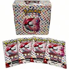 【怀旧复古风】151特别版TCG神秘补充包 - 官方猩红与紫罗兰151扩展包集换式卡牌游戏套装，每包10张卡牌，包含稀有全息卡，收录全部151张卡牌，高品质卡纸 | 适合TCG爱好者 - 彩色 - 查看 1