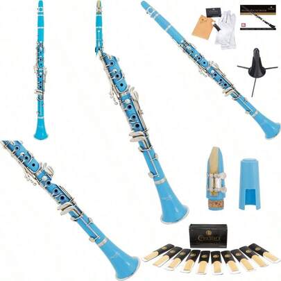 Mendini By Cecilio Bb Clarinet - Woodwind Band Andamp; Orchestra Musical Instruments