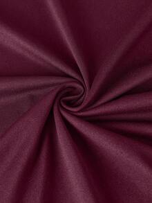 Camvyn 男士休闲时尚亚文化印花落肩宽松透气短袖T恤，夏季 - 酒紅色 - 查看 6