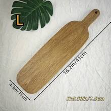 Cutting Board, Wooden Chopping Board, Household Meat & Vegetable Cutting Board, Cheese Board, Washable Fruit Board, Home/Dorm Cutting Board, Kitchen Accessories, Kitchen Utensils - Yellowish Brown - View 13