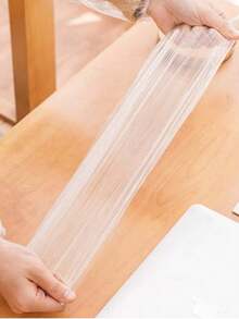 50/100/200pcs Disposable Plastic Sleeve Covers, Household Cleaning Protective Sleeves, Waterproof Dustproof Arm Sleeves, Housework Arm Protection Covers - Transparent - View 8