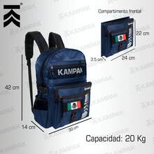 KAMPAK MS103 Tactical Backpack Multipurpose Lightweight Sports Backpack With Variety Of Colors - Blue - View 3