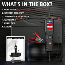 Probador de circuito de batería de coche ANCEL PB100 de 12V/24V, escáner de diagnóstico de energía - Negro - Ver 6