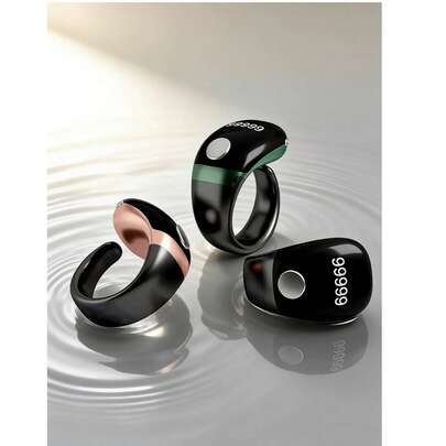 1pc Smart Ring Multi-Function Electronic Counter, OLED HD Screen, Full Screen Bright And Clear Display, Easy To Read Digital, Portable