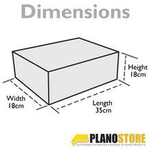 Bright Orange Two Tray Plastic Tackle Box Tool Storage - Multicolor - View 2