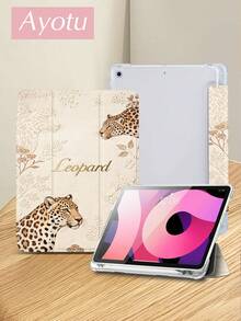Ayotu 1件豹纹平板电脑保护套和Kindle电子书保护套，兼容第10代、第11代/Air 4代/Air 7代/9.7英寸，兼容三星Galaxy Tab A9 Plus、Kindle（第11代-2024年发布）（6英寸）、Kindle Paperwhite第12代（2024年发布），绝佳节日礼物，时尚简约图案。 - 彩色 - 查看 6