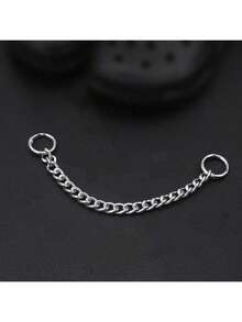 1 chiếc móc khóa kim loại mới dành cho nữ, phụ kiện trang trí túi xách cá nhân hóa, mặt dây chuyền, phụ kiện túi xách dễ thương, đồ dùng cần thiết cho kỳ nghỉ. - Bạc - Xem 3