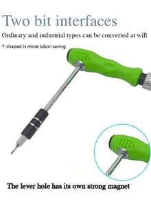 Juego de destornilladores magnéticos de precisión, incluye puntas Torx, planas/hexagonales, caja de almacenamiento compacta - Herramientas de plástico/metal resistentes, adecuadas para electrónica, teléfonos inteligentes, cámaras, automoción y kits de reparación doméstica (kit de mantenimiento profesional y DIY) - Multicolor - Ver 5