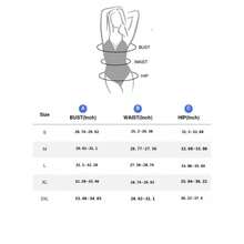 Women's Halter Swimsuit Geometric Print One Piece Swimwear; Sexy Bathing Suit With Removable Cups; Stylish Beach Pool Vacation Swimsuits For Women - 多色128 - 查看 5