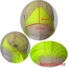 ZigZag Hair Synthetic Lace Front Wig - Heatproof 13x4 Lace, 180% Density Straight Hair, Suitable For Women's Daily, Party And Holiday Cosplay - Multicolor - View 4