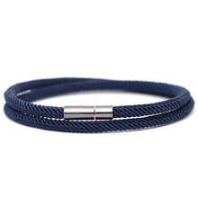 1 pieza Pulsera minimalista trenzada de cuerda para hombres - Pulsera trenzada para hombre - Ver 5