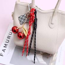 时尚新款樱桃编织绳包挂件 时尚钥匙扣 精致汽车钥匙扣 热销挂件 中国风 - 彩色 - 查看 2