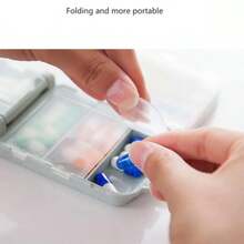 1/3/5Pcs Portable Mini Pill Box Medical Kits Vitamin Pills Box Storage Box Pill Container Health Travel Supplies(Random Color) - Multicolor - View 7