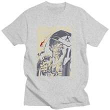 Custom Anime Skull Overlord Tshirts For Men Short Sleeves Casual T Shirt Ainz Ooal Gown Skeleton T-Shirts Pure Cotton Tees Gift - 黑色 - 查看 10