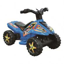 ¡Recomendado! ®   Moto Eléctrica Cuatrimoto Atv |   6v |   Todo Terreno Color Azul¡Top de Temporada - Azul - Ver 3