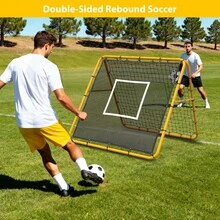 Baseball Pitching Rebounder Net 5x4FT, 9-Hole Strike Zone Trainer With Adjustable Angles For Backyard Practice - Black - View 5