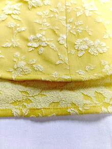 Blusa de punto sin mangas con cuello en V para mujer - Amarillo - Ver 8