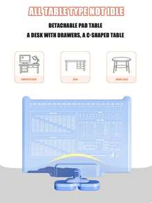 1 Desktop Reading Aid, Student Reading And Writing Aid, Vision Protection Aid, Anti-Head-Down Writing And Reading Aid, Front-Leaning Desktop Stand - Reading Assistant - View 6