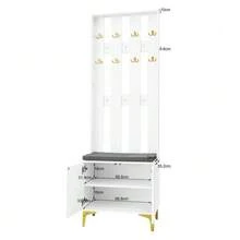 Shoe Cabinets - White - View 5