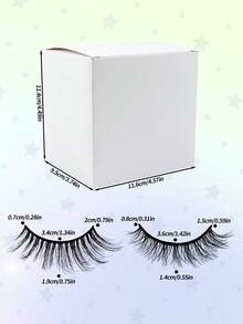 MAANGE 2/20 Pairs Cat Eye Lashes 3D Artificial Mink Lashes Natural Fake Lashes Strip Eyelashes Volume False Eyelashes That Look Like Extensions Glamour Wispy Curly Fake Lashes 20 Pairs Pack Strip Lashes,Lashes,Eyelashes,Fake Lashes 20 Pairs Full Strip Lashes Faux Mink Lashes, D - Black - View 3