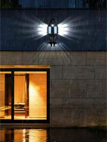 太阳能LED老鹰灯，太阳能供电，创意感应灯，户外，花园，庭院，太阳能老鹰壁灯 - 均碼 - 查看 4