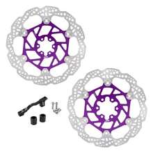 JXR Purple Sur-Ron Light Bee Ke Disc Set Front + Rear Rotor 220mm X 2.5mm - Multicolor - View 1