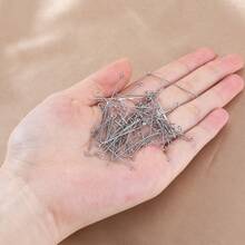 100pcs Stainless Steel Basic Jewelry Making Findings, Assorted Sizes Suitable For Beading, Necklace, Earring DIY Accessories - steel color - View 7