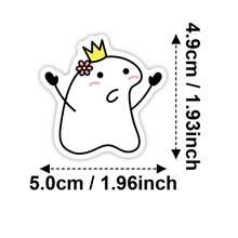 Funny Expression Stickers Pack 50PCS, Cute Cartoon Meme Aesthetic Decals, Waterproof Vinyl Stickers For Water Bottle Laptop Skateboard Phone, Fun Cartoon Sticker Set For Teens Adults Daily Decoration - Multicolor - View 2