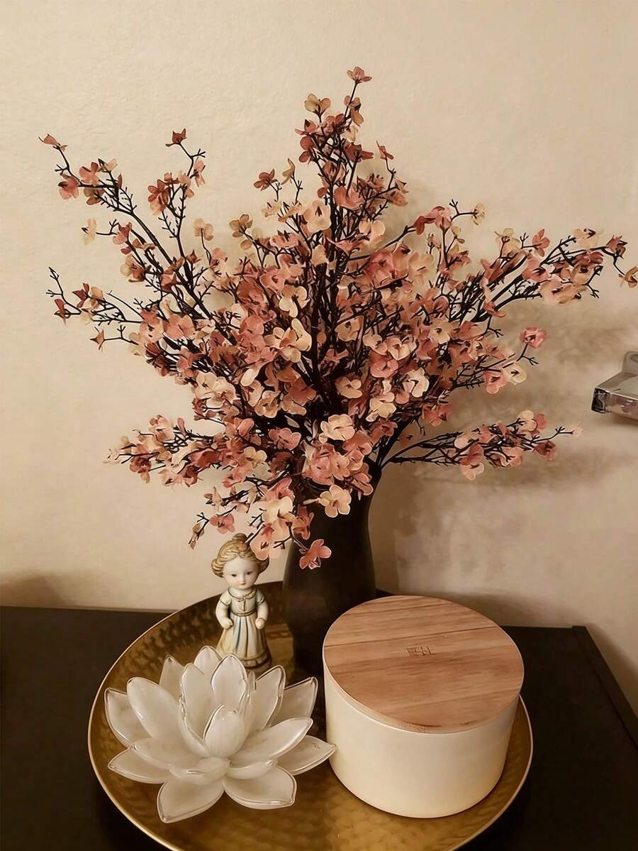 Bó hoa baby's breath nhân tạo 1/3/6 bông, thích hợp cho đám cưới, trang trí nhà cửa, nhà hàng, phòng ngủ, bình hoa, đồ trang trí, vườn ngoài trời, giỏ hoa, quà tặng ngày Valentine, tiệc tùng, vòng hoa tự làm, nguyên liệu thủ công. - Nhiều màu - Xem 1