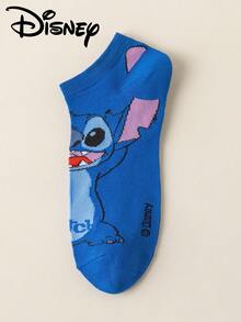 Disney 5/1 Pair Cartoon Animated Character Embroidered Women's Boat Invisible Socks, Summer Breathable Comfortable Fashion Men's Short Socks, Fun Novelty Invisible Socks - Multicolor - View 10