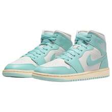 Women's Jordan 1 Mid Sail/Light Dew-Muslin (BQ6472 132) - trắng - Xem 4