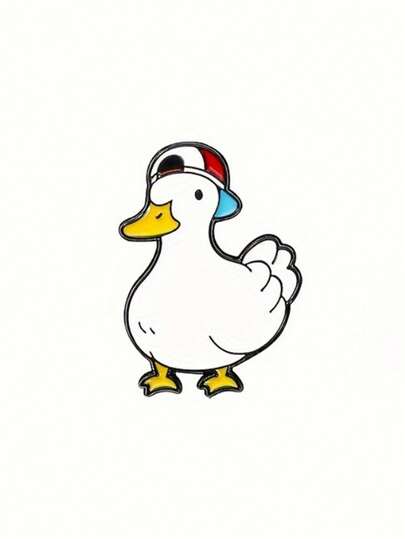 跳舞鸭珐琅胸针 时尚装饰胸针 衣领徽章 包包徽章 珠宝礼品