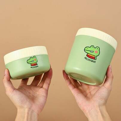 304 Stainless Steel Thermal Lunch Box, Portable Bento Box With Handle, Microwave &Hot Water Heating, Sealed And Leak Proof Fruit Salad Food Storage Container, Insulated Lunch Containers Suitable For Student And Adult Use In School, Office, Outdoor Camping, Picnic, Travel,Back To School