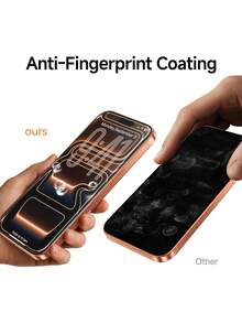 3pcs/Pack High Definition Screen Protector Compatible With IPhone 17 Pro Max/17/17Air/17Pro/16/16Plus/15Pro/14/13, Shatterproof Tempered Glass [9H Hardness] [99.99% High Transparency] [Compatible With Phone Cases] - Clear - View 7