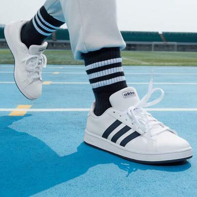 Adidas 阿迪达斯 GRAND COURT BASE 网球文化休闲运动鞋