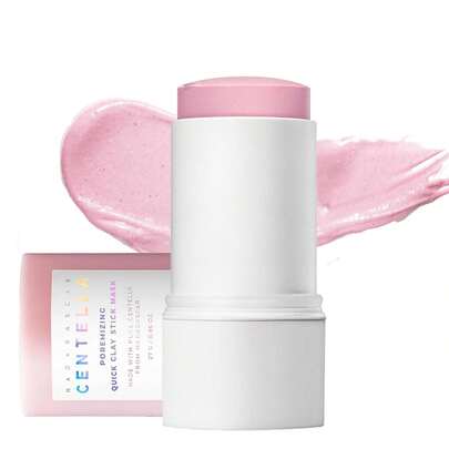 27g Máscara facial rápida de maquillaje perlado, cuidado de la piel coreano para minimizar los poros, que contiene arcilla rosa, sal rosa del Himalaya y trébol blanco de Madagascar, suaviza la piel, cuidado de la piel coreano