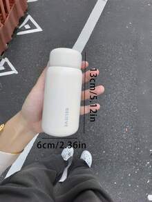 1个不锈钢保温水瓶 200毫升/6.76盎司 真空保温 6-12小时保温 迷你口袋杯 办公室户外露营水瓶 节日礼物(圣诞节、感恩节、情人节) - 彩色 - 查看 11