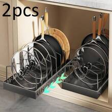 2 pieces of adjustable storage boxes, integrated storage rack, storage and organizing boxes, equipped with extendable cover plate fixers, dish rack, dishwashing board and pull-out drawers, suitable for kitchen storage and organization. - Negro - Ver 8