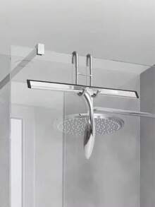 Dụng cụ cạo nước đa năng bằng thép không gỉ, có dải cao su thay thế, dụng cụ lau kính và rửa nước cầm tay, thích hợp để cạo kính, dụng cụ lau nước gia dụng, dụng cụ cạo nước cửa sổ, dụng cụ làm sạch bằng nước, thích hợp cho cửa kính phòng tắm, nhà vệ sinh, cửa sổ và kính xe hơi, dụng cụ vệ sinh gia dụng. - Nhiều màu - Xem 1