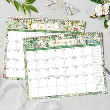 2026 Calendar - 2026 Wall Calendar, Jan. 2026 - Dec. 2026, 14.8" X 11.4", 12 Months Wall Calendar 2026 With Premium Paper, Strong Twin-Wire Binding, Excellent For Planning/Convenient Life - Fruity/Floral - Pink - View 2